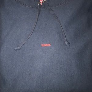 Supreme Micro Logo Hoodie